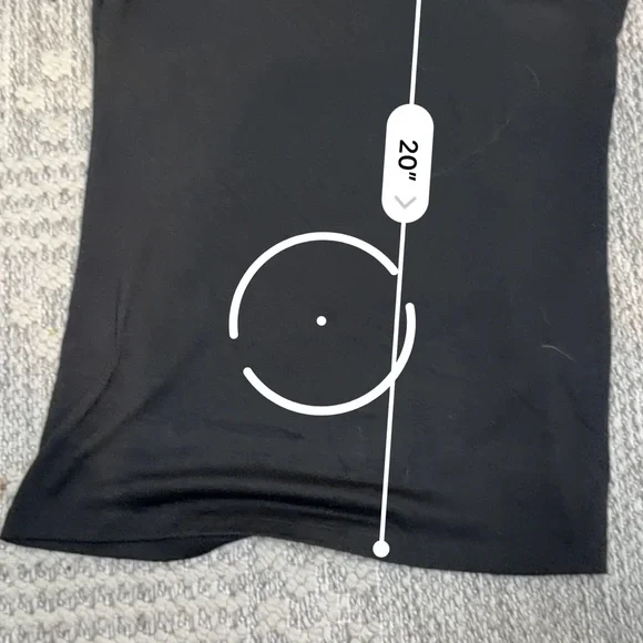 RockSteady Black Mesh Cap Sleeve Blouse - Picture 6 of 6